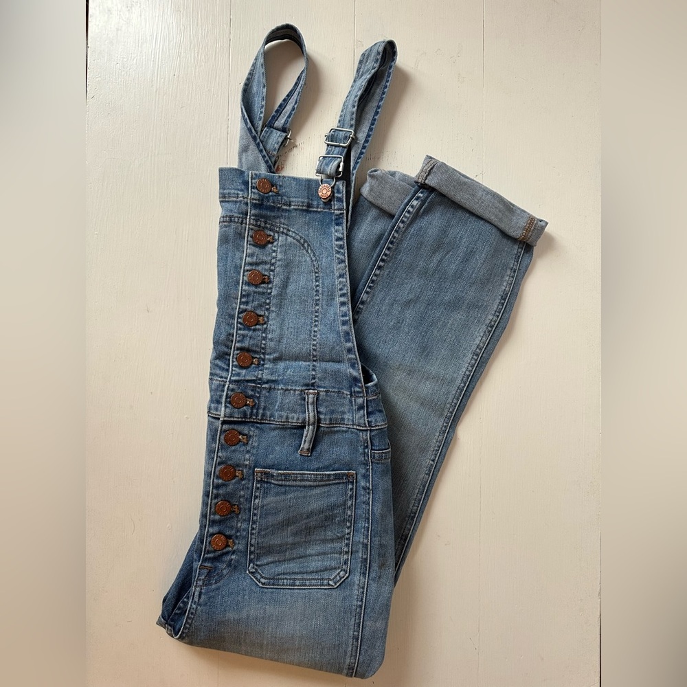 Madewell Bayfront Crop Overalls